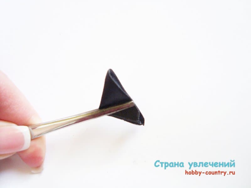 Изготовление заколки канзаши своими руками