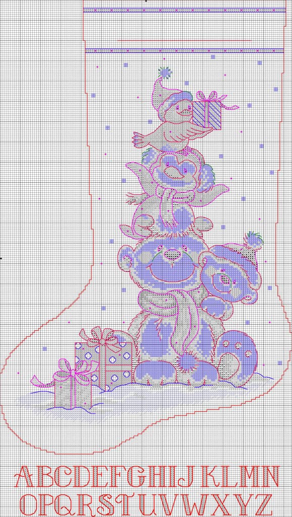 Новогодний сапожок