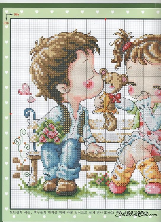 Схема для вышивки «Romantic love»