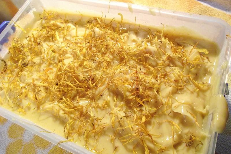 Рецепт мыла с календулой холодным способом