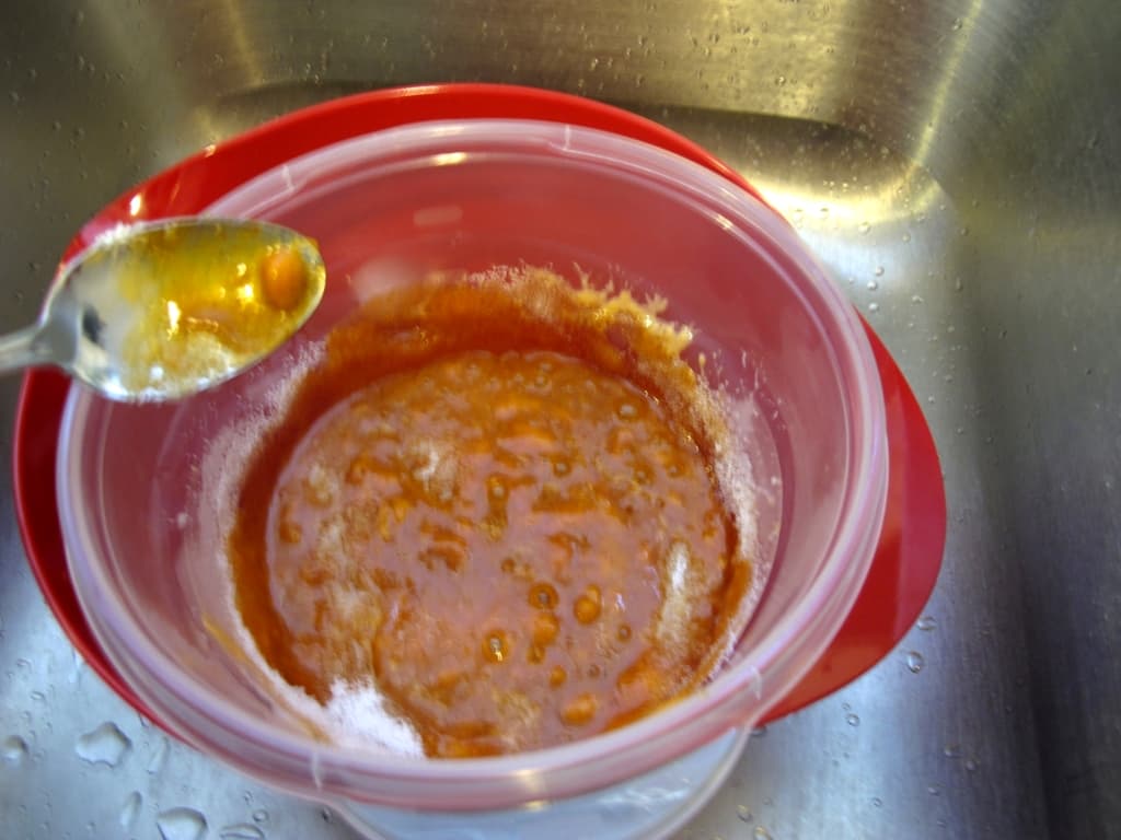 Соляное мыло с нуля с тыквой и кокосовым молоком