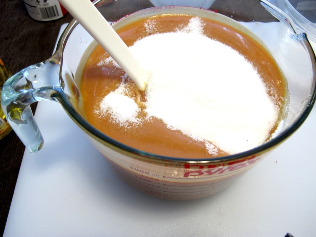 Соляное мыло с нуля с тыквой и кокосовым молоком