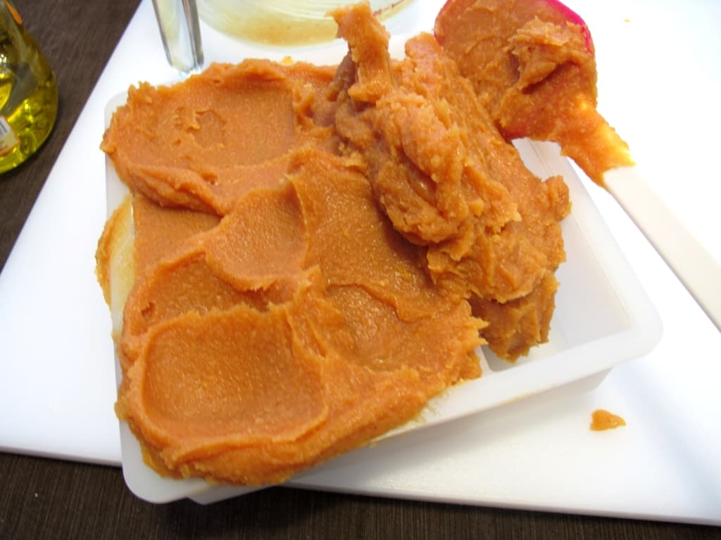 Соляное мыло с нуля с тыквой и кокосовым молоком