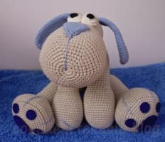 описание амигуруми собака на русском