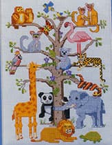 Панно для детской с животными «Tree of life»