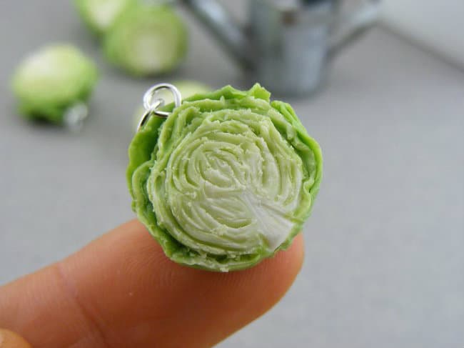 Капуста из полимерной глины