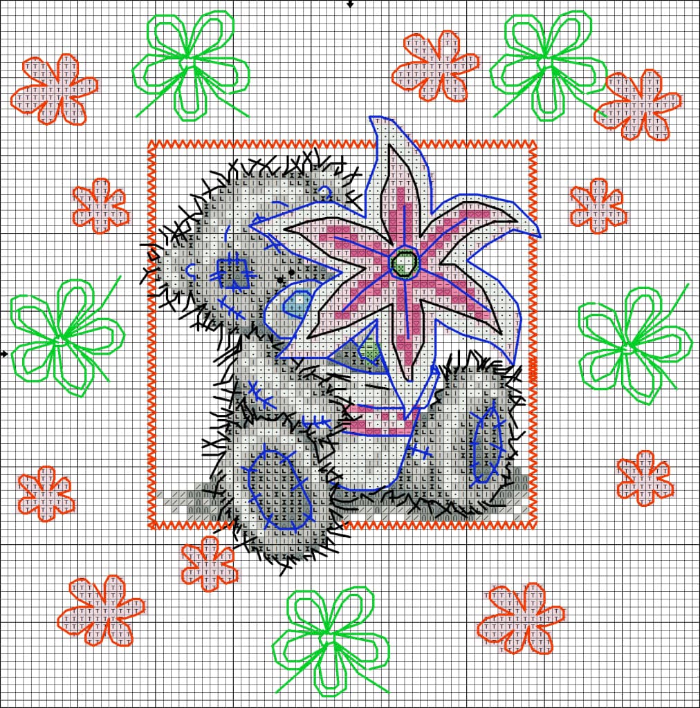 Схемы для вышивки: Tatty Teddy