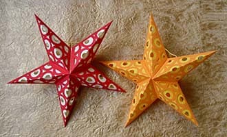 ажурное вырезание игрушка звезда из бумаги