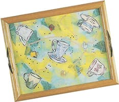 картина в технике обратный декупаж
