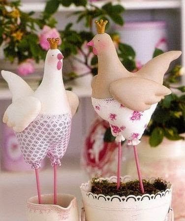 Декоративные игрушки: Курочки