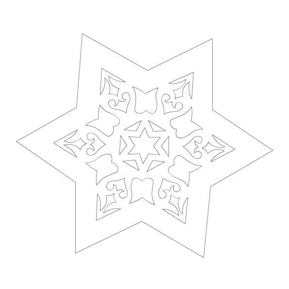 Новогодние шаблоны для вырезания