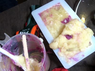 Мыло с лавандой с нуля горячим способом