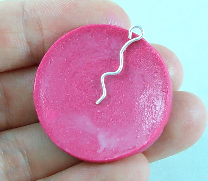 Серьги из полимерной глины